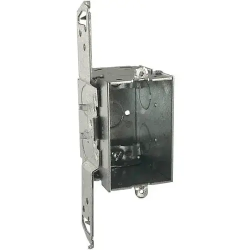 3 In. X 2 In. X 2-3/4 In. Ts Bracket 1-Gang Switch Box With 5 1/2 In. Ko And Nmsc Clamps 3 In. X 2 In. X 2-3/4 In. Ts Bracket 1-Gang Switch Box With 5 1/2 In. Ko And Nmsc Clamps