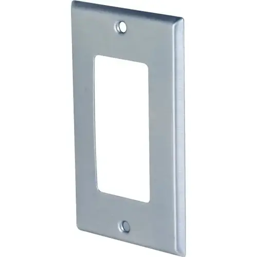 1-Gang Standard Stainless Steel Decorator Wall Plate 1-Gang Standard Stainless Steel Decorator Wall Plate