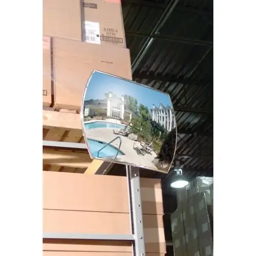 30 X 20 In Outdoor Acrylic Convex Mirror