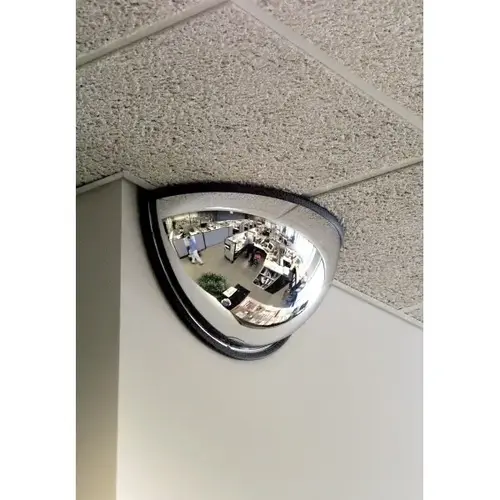 36 In 180 degree Indoor Half Dome Convex Mirror