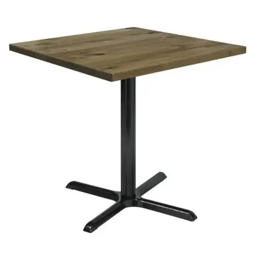 Urban Loft 36 Square Vintage Wood Break Room Table, Natural Urban Loft 36 Square Vintage Wood Break Room Table, Natural