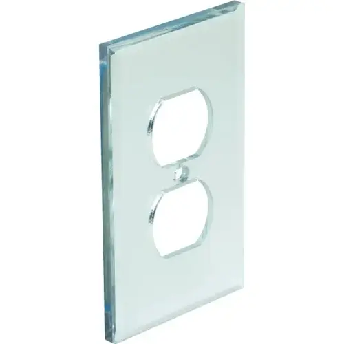 1-Gang Acrylic Duplex Wall Plate (Mirror)