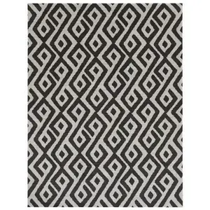 Foss Floors 7PRTP02PJ1M Abstract Rug - Grey/White, 6x8
