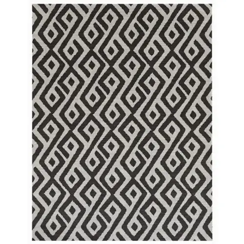 Abstract Rug - Grey/White, 6x8 Abstract Rug - Grey/White, 6x8