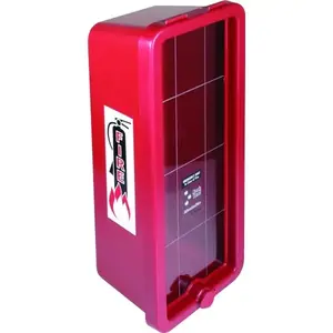 Cato C10551-H-I 5 Lb Surface-Mount Fire Extinguisher Cabinet (Red)