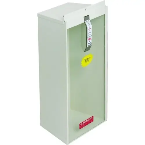Break Rite 6 Lb Surface-Mount Fire Extinguisher Cabinet (White)