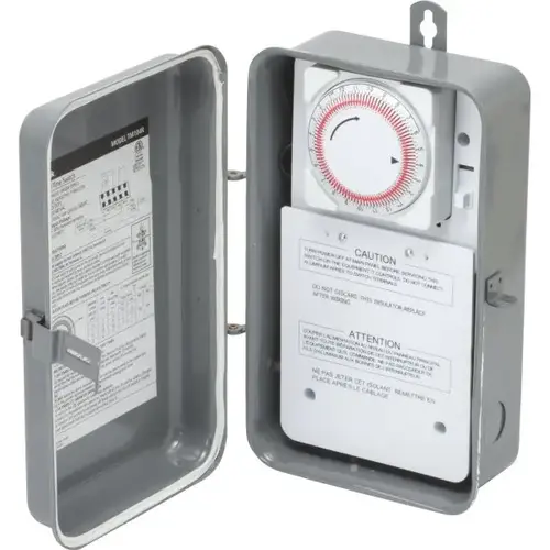 40 Amp Multi-Volt 24 Hr Electromechanical Time Switch 40 Amp Multi-Volt 24 Hr Electromechanical Time Switch