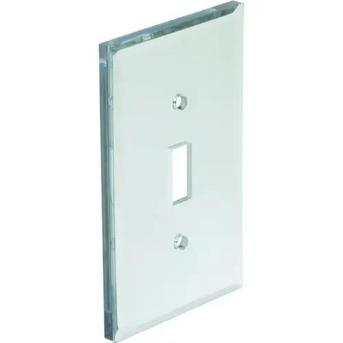1-Gang Acrylic Toggle Wall Plate (Mirror)