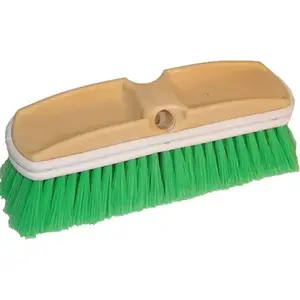 DQB 11722 11722 9-1/2" X 2-1/2" Trim Green Car Wash Brush Polyester Fiber