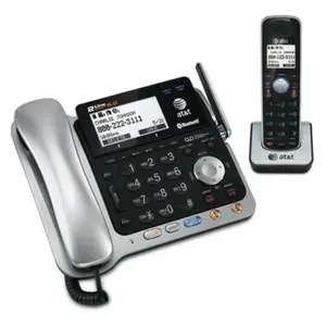 AT&T 80-6879-00 Tl86109two Line Corded/Cordless Combo Telephone