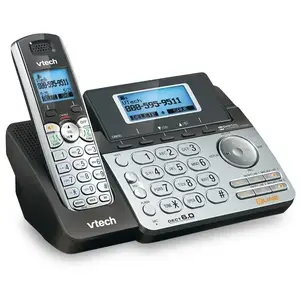Vtech 80-7009-00 Ds6151 Two Line Cordless Analog Telephone