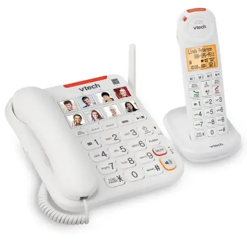 Careline Sn5147 Amplified Corded/Cordless Big Button Telephone Careline Sn5147 Amplified Corded/Cordless Big Button Telephone