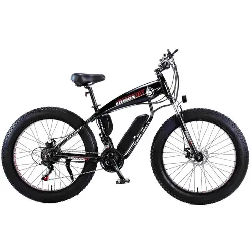 Fat Boy Aluminum Alloy E-Bike Black