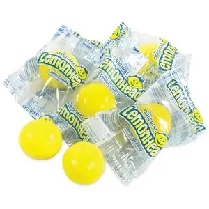 Lemonhead 380215 Lemon Candy, Individually Wrapped, 40.5 Oz Tub, 150 Pieces