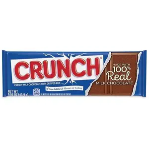 NESTLE 414169 Crunch Bar, Individually Wrapped, 1.55 Oz, 36/Box