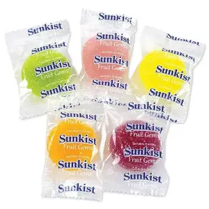 Sunkist 24870 fruit Gems Chewy Candy Assortment, Assorted Natural Fruit Flavors
