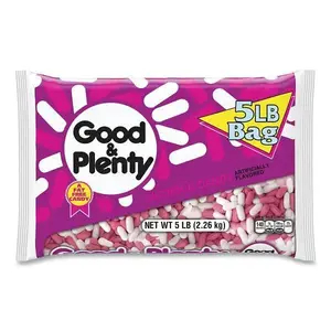 Good & Plenty 8820 Licorice Candy, 5 Lb Bag