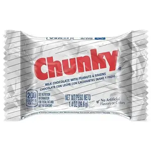 NESTLE 414664 Chunky Bar, Individually Wrapped, 1.4 Oz, 24/Box