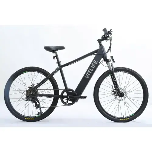 27.5" Mountain Ebike Men's Hardtail Black