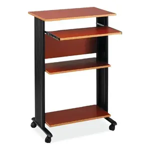 Safco 1923CY Muv Stand-Up Desk, 29.5" X 22" X 45", Cherry