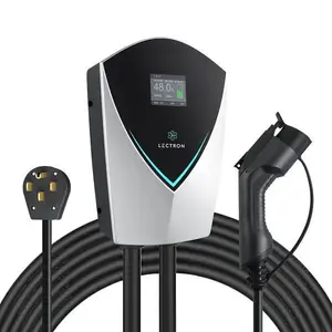 Lectron EV-Charger48A-J1772 Ev Charging Station 48 A, 240 V Level 2-Electric Vehicle Charger