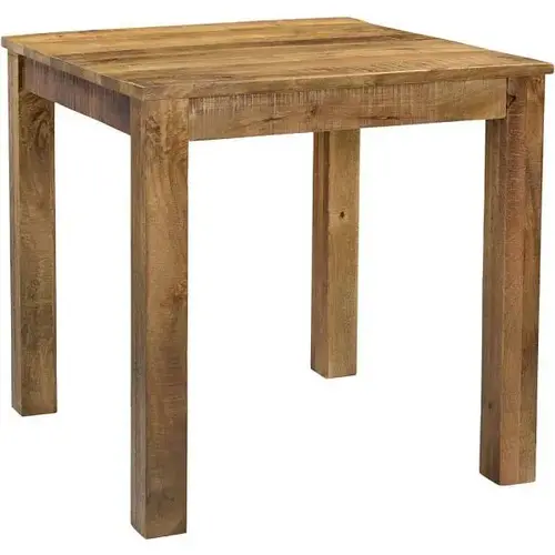 Ravenna Natural Wood Dining Table, 36"h X 36"w X 36"l