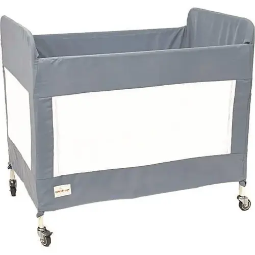 Compact Metal Folding Crib