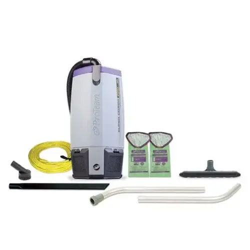 Super Coach Pro 10 120 Volt 10 Quart Backpack Vacuum W/ Hard Surface Tool Kit
