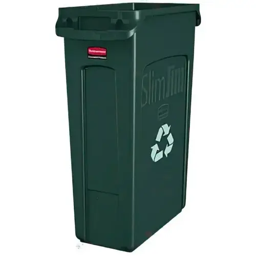 Slim Jim 23 Gallon Recycling Bin (Green) Slim Jim 23 Gallon Recycling Bin (Green)