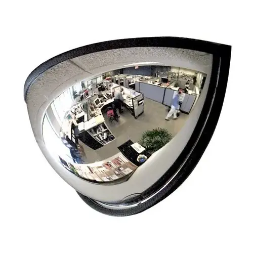 18 In 180 degree Half Dome Acrylic Convex Mirror 18 In 180 degree Half Dome Acrylic Convex Mirror