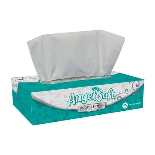 Professional premium Flat Box Facial Tissue (30 Boxes-Case)