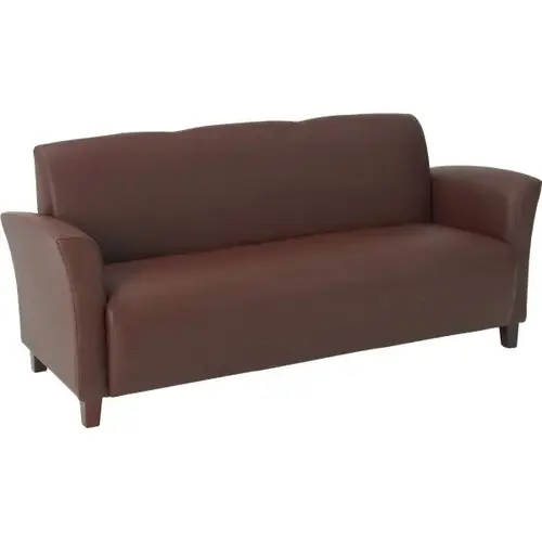Furniture Breeze - Wine Eco Leather Sofa