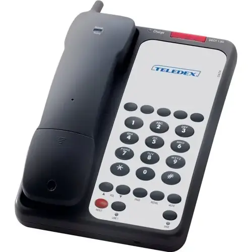 Opal Dct1905 Single-Line Cordless Telephone, 5 Speed Dial, Black Opal Dct1905 Single-Line Cordless Telephone, 5 Speed Dial, Black