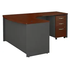 Bush Business Furniture BDL002HCR Components Hansen Cherry Desk Solution 3-Bd