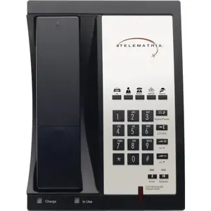 Telematrix 964591 Single Line Black Telephone