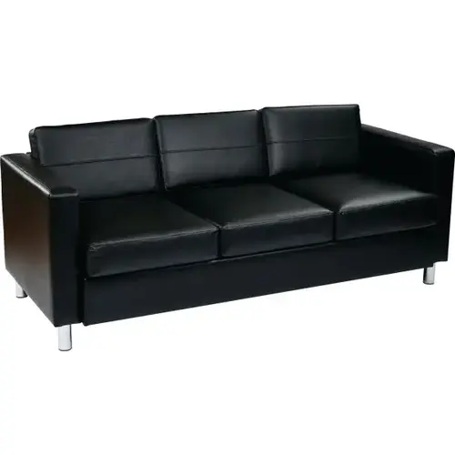 Pacific Sofa - Black Vinyl