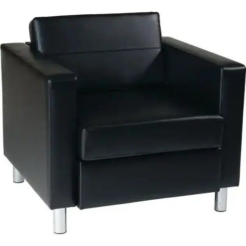 Pacific Arm Chair - Black Vinyl Pacific Arm Chair - Black Vinyl
