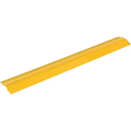 Extruded Aluminum Hose / Cable Crossover 48 Inch Long Yellow Extruded Aluminum Hose / Cable Crossover 48 Inch Long Yellow