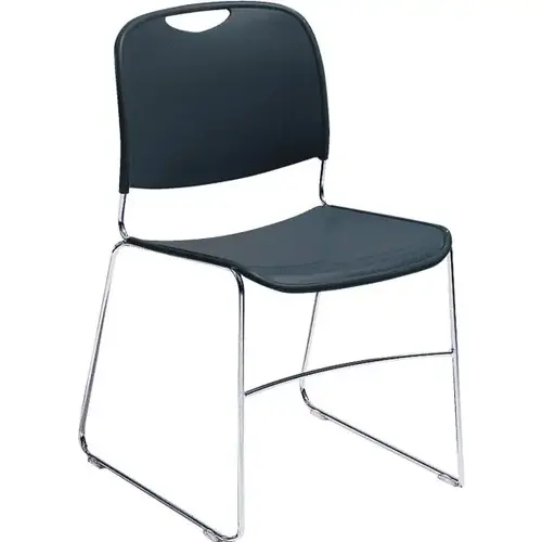 Ultra Compact Plastic Stack Chair Blue