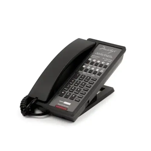 Neo Speaker Single Line 10 Button Analog Telephone In Black