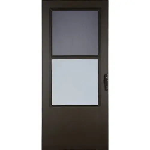 32 In Life-Core Reversa Wood Screen Storm Door (Brown)