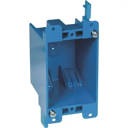 1-Gang Old Work PVC Switch/Outlet Electrical Box (Blue)