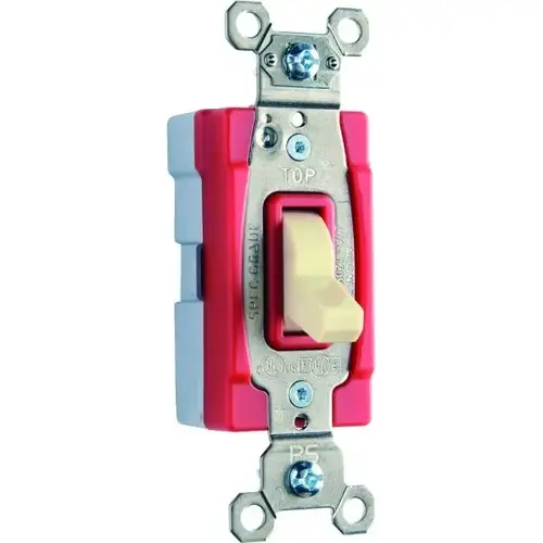 Plugtail 20 Amp 120-Volt 3-Way Toggle Switch (Ivory) Plugtail 20 Amp 120-Volt 3-Way Toggle Switch (Ivory)