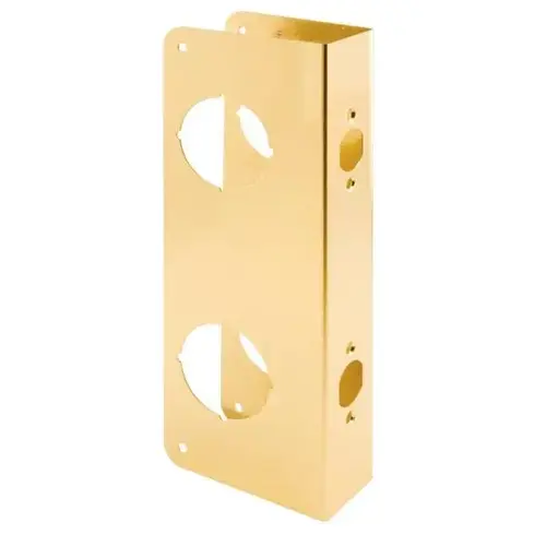 1-3/4 In. X 10-7/8 In. Thick Solid Brs Lock And Dr Rnfrc Brass 1-3/4 In. X 10-7/8 In. Thick Solid Brs Lock And Dr Rnfrc Brass