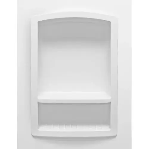White Recessed Solid Wall-Mount Soap Dish White Recessed Solid Wall-Mount Soap Dish