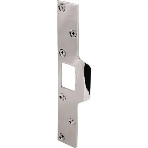 7-7/8in Chrome- Steel Security Latch Srk W/ 3in Long Screws