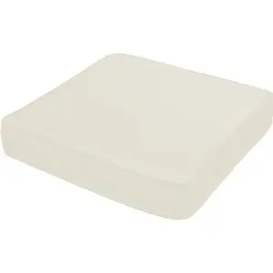 Fiberbuilt PL05PC(2) SAND Custom Cushion Pool/Floor Pillow In Sunbrella Natural