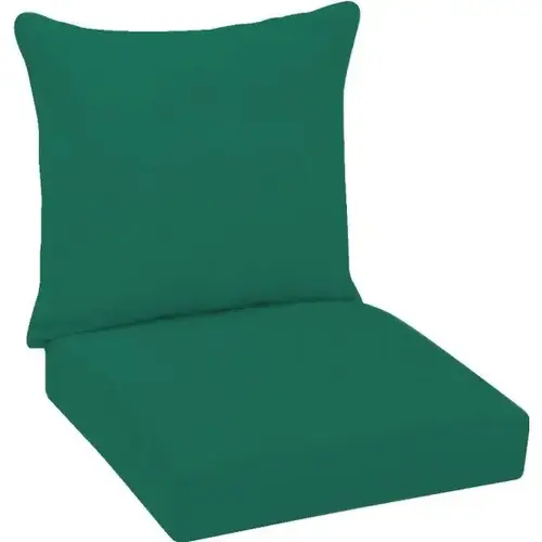Custom Cushion Deep Seating Seat/back In Sunbrella Forest Green Custom Cushion Deep Seating Seat/back In Sunbrella Forest Green
