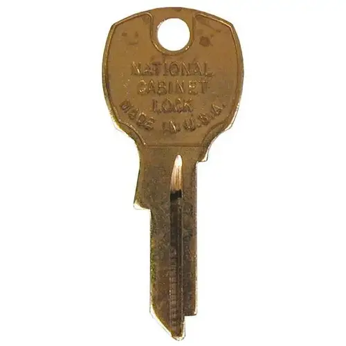5-Pin Tumbler Key Blank Brass