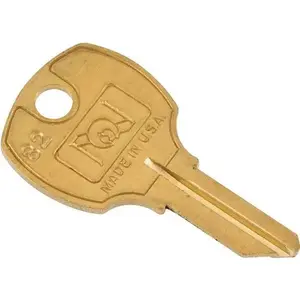 CompX D8785 5-Disc Tumbler Pass Key Blank Brass